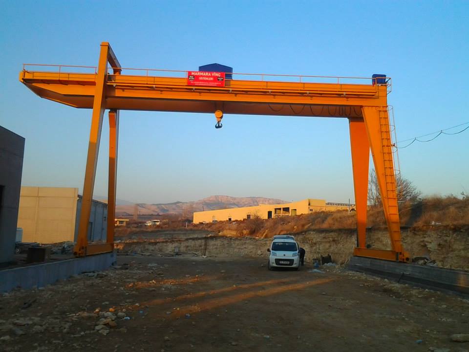 Denizli Nuova Mermer 30 Ton Portal Vinç Montajı